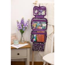 Crafter\'s Companion Storage Case - Crafter\'s Floral (klap-ud-taske) / Purple Cheetah